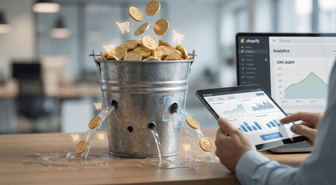 Shopify CRO: Plug 5 Hidden Leaks Draining Your Sales Funnel Revenue